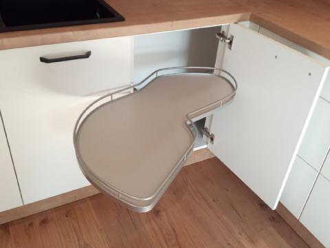 LeMans Schwenkboden Eckschrank